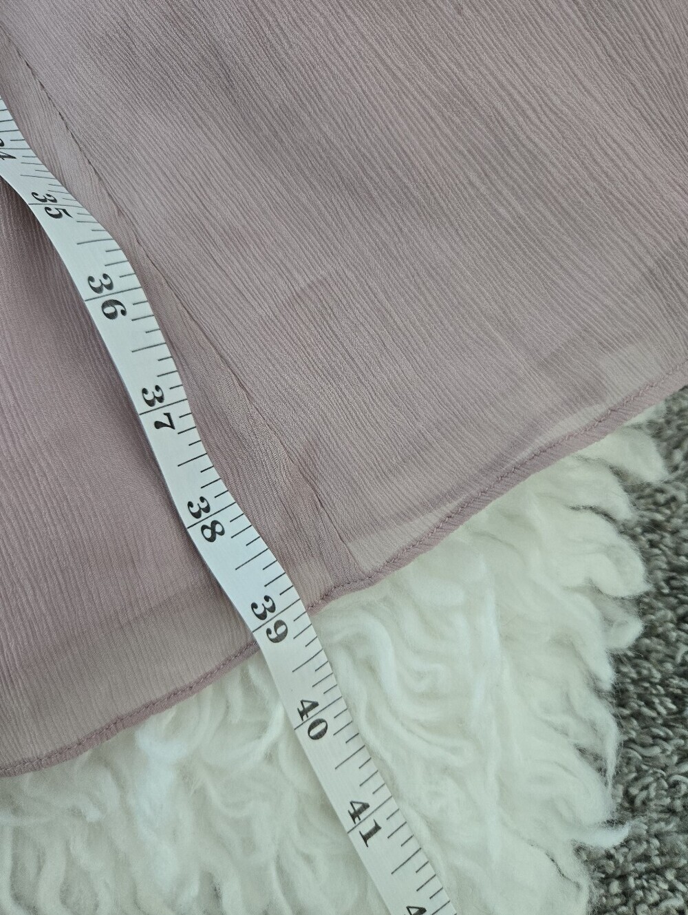 J.Crew lightweight silk chiffon dress. Misty Rose. Size 10. New. - Picture 7 of 10